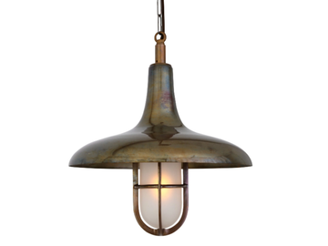 MIRA NAUTICAL - Brass pendant lamp by mullan lighting - view 2